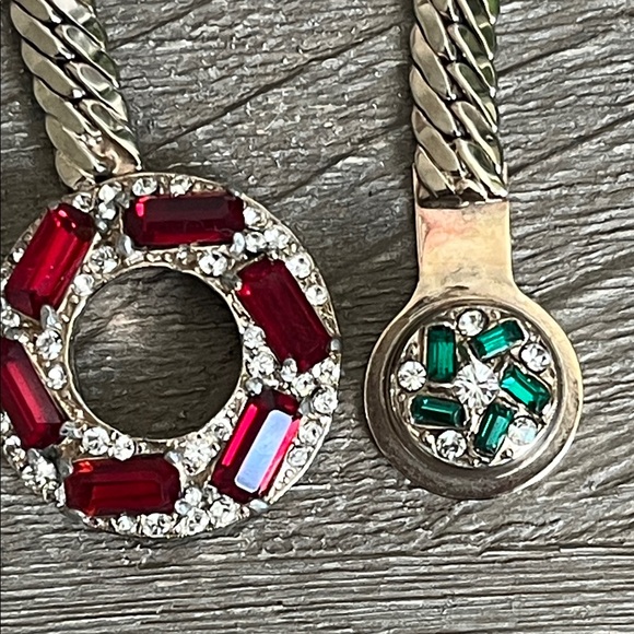 RARE Vintage 1940’s necklace & earrings MINT Estate Jewelry HIGH END - Picture 4 of 13